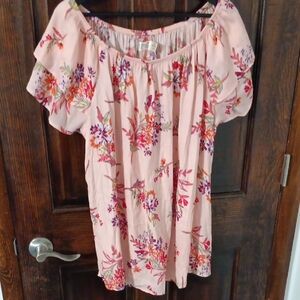 Floral Pink Women's Top